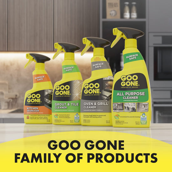 Goo Gone kitchen degreaser — effective formula for tough grease removal