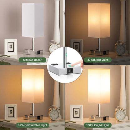 Lamp set with USB-C port