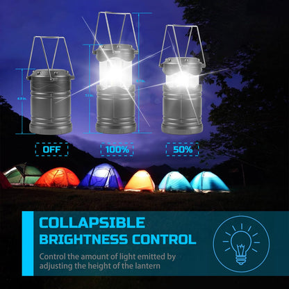 Lichamp LED camping lantern — portable battery powered light for emergencies