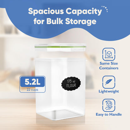 Chef's Path flour container — airtight design for freshness preservation