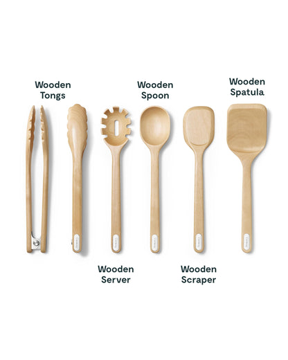 Food spatula — Made from FSC-certified birch wood, no microplastics