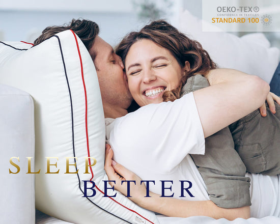 Bedufsar pillows — firm and supportive gusseted design for side and back sleepers