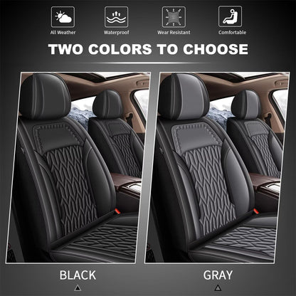 Vehicle seat cover — Custom fit leather for KIA Rio 2013-2025 front seats