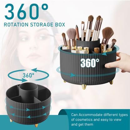 Caddy — 360° rotating makeup brush holder by Diesisa