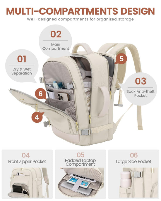 LOVEVOOK backpack — travel-friendly design for women and men