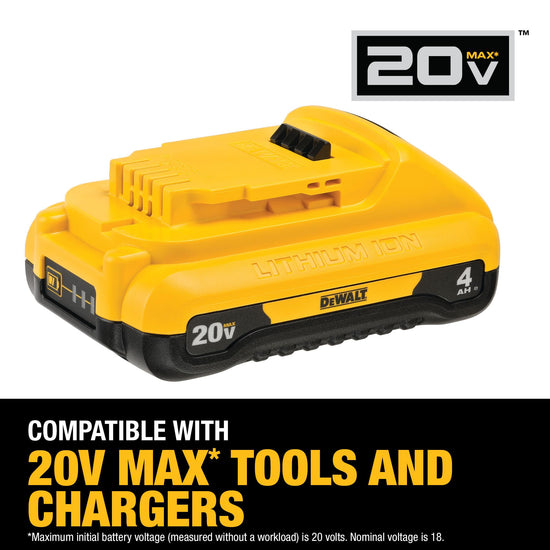 Battery — DEWALT 20V MAX compact 4.0-Ah