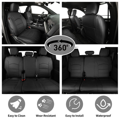 EKR Traverse seat covers - leather full set for Chevrolet Traverse 2018-2024
