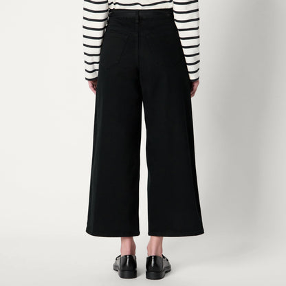 PANTS — High-rise wide leg crop style by Amazon Essentials