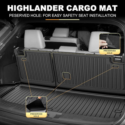 VEHICLE_MAT — AOMSAZTO custom fit all weather floor mats for 2020-2025 Toyota Highlander
