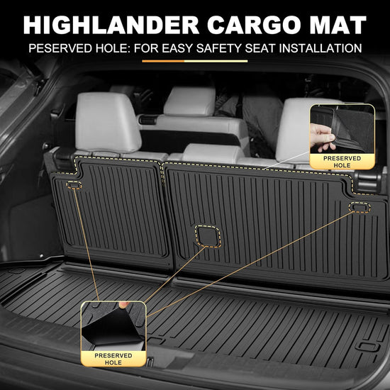 VEHICLE_MAT — AOMSAZTO custom fit all weather floor mats for 2020-2025 Toyota Highlander