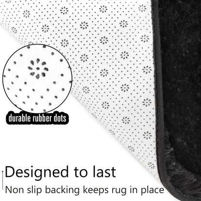 RUG — Ultra soft fluffy design for living room and children's bedroom decor
