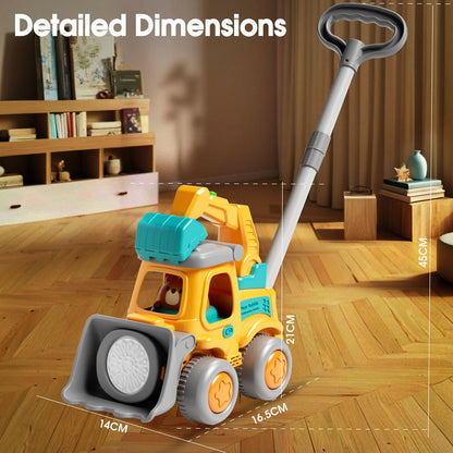 Bubble maker — CreatiMachi engineering vehicle with lawn mower design for kids