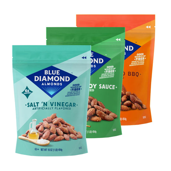 Blue Diamond almonds - snack nuts 30 count pack
