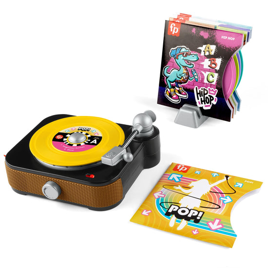 Fisher-Price toy figure — Rockin' record player for preschool play