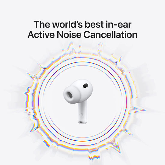 Apple AirPods Pro 3 headphones — Active noise cancellation and heart rate sensing