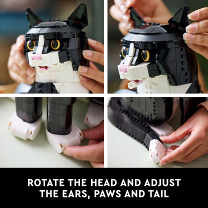LEGO Ideas Tuxedo Cat – Building set for adults 18+