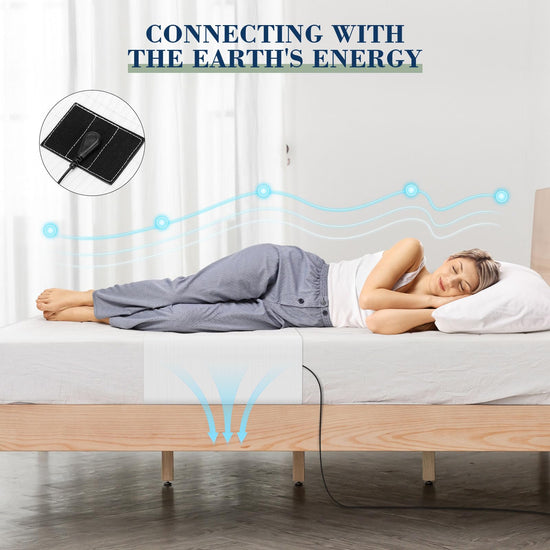 Grounding Sheet for All Mattress Sizes, with grounding Cord and Test Pen (Eggshell, 105 * 23inch)
