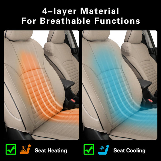 Vehicle seat cover — Custom fit leather covers for Subaru Forester 2025