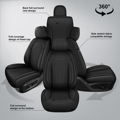 AOMSAZTO vehicle seat cover — Waterproof faux leather for Ford Focus 2009-2018