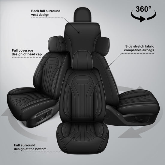 AOMSAZTO vehicle seat cover — Waterproof faux leather for Ford Focus 2009-2018
