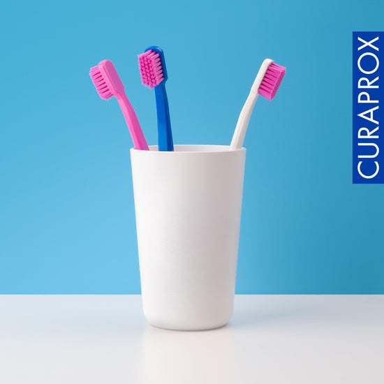 Curaprox CS 5460 ultra-soft toothbrush – gentle plaque removal, 3-pack, random colour