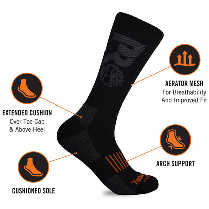 Socks — Timberland PRO men's 6-pack crew design