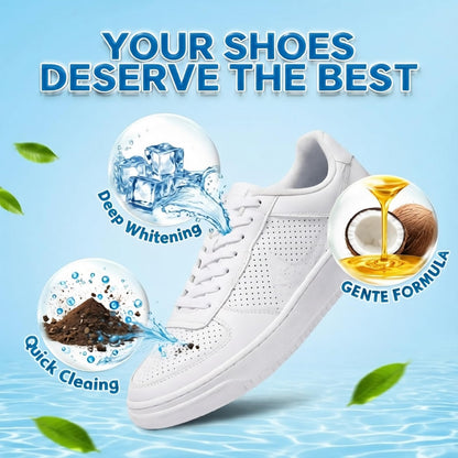 RDGDFONG Shoes Cleaner, 10.14fl.oz Sneaker Cleaner Foam for Removing Stains and Dirt, Shoe Cleaning Kit for White Shoes, Leather, Knit, Boots, Canvas, Fabric, Tennis