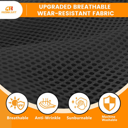 Vehicle seat cover — Stretch polyester mesh for Yamaha and Club Car DS models