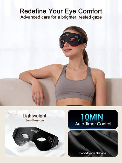 Gracekey red light therapy mask — 3 color modes with near infrared light 850nm