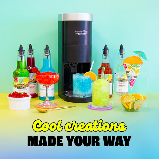 Hawaiian Shaved Ice S777 snow cone and shaved ice machine with adjustable blade knob