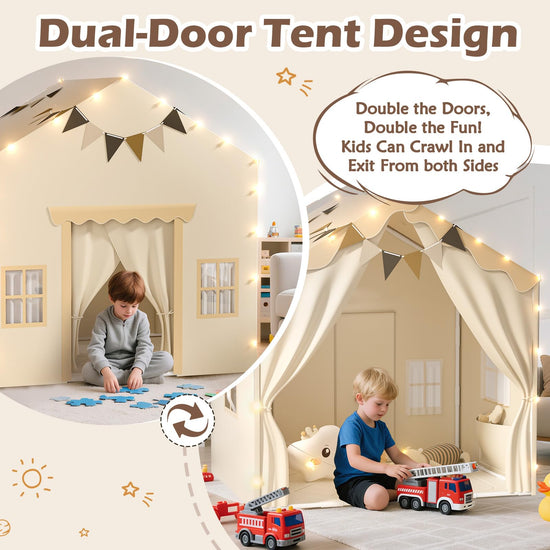 Collapsible play structure — Star light and padded mat included