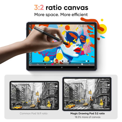 Graphic tablet — 12.2 inch standalone with 16384 pressure levels and tilt support