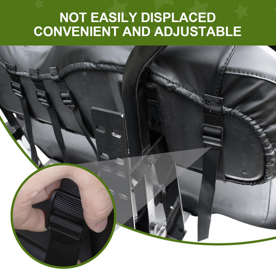 NOKINS leather front golf cart seat cover — waterproof vinyl replacement for EZGO TXT/RXV 1994-2013