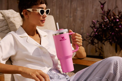Stanley drinking cup — Insulated stainless steel with handle and straw 30 oz