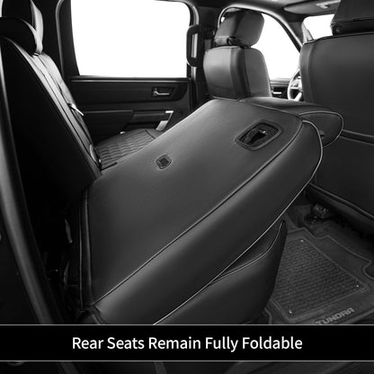 EKR Ram 1500 seat covers — Custom fit faux leather for crew cab models 2019-2026