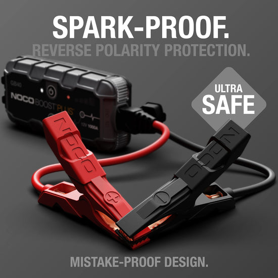 NOCO Boost GB40 — 1000A ultraSafe jump starter for gas and diesel engines