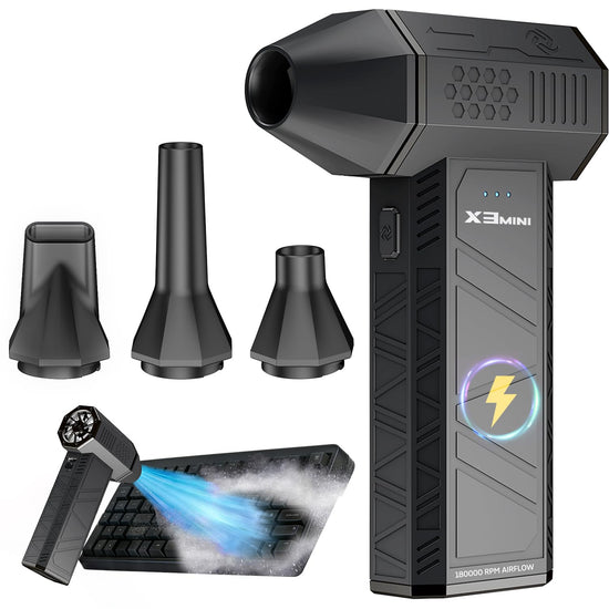 Compressed air duster — 180000RPM electric air duster with turbo fan