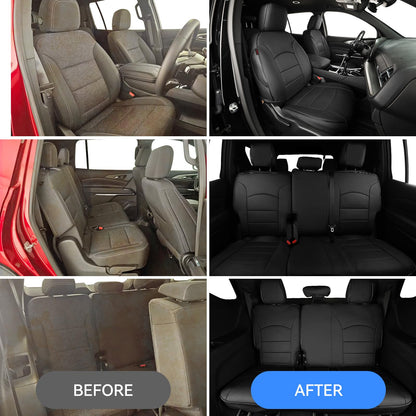 EKR Traverse seat covers - leather full set for Chevrolet Traverse 2018-2024