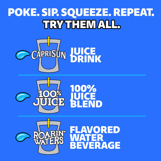 Capri Sun juice drink — Pacific cooler mixed fruit flavor blend