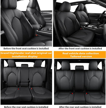 AOMSAZTO vehicle seat cover — custom fit for Toyota Grand Highlander 2024-2026