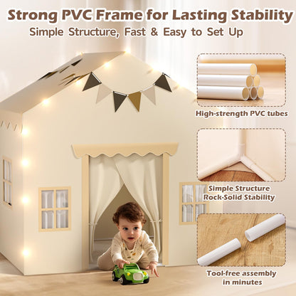 Collapsible play structure — Star light and padded mat included