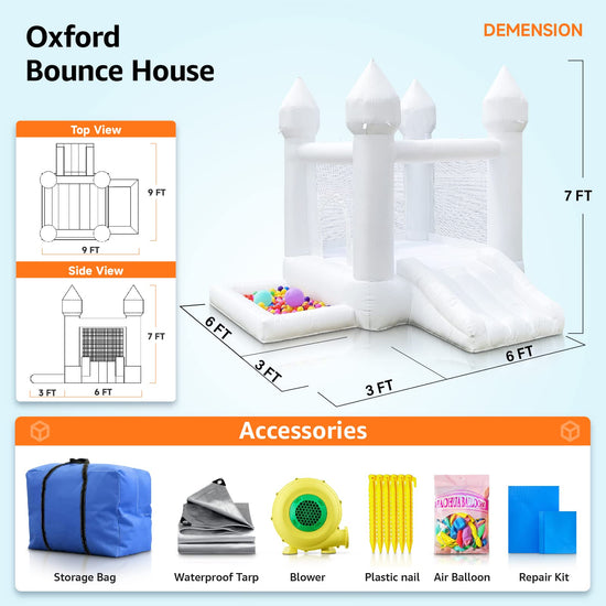 Inflatable bouncer — Sewn extra thick material for durability by POYOUNGHU