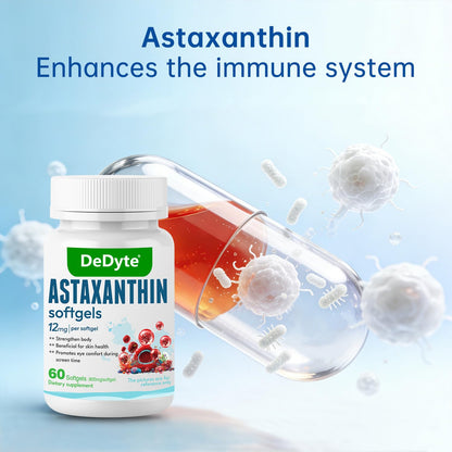 LIFEWORTH Astaxanthin Supplements, Anti-Aging, Antienvejecimiento, Reduce Wrinkles, Arrugas, Glowing Skin & Skin Health, Natural Antioxidant