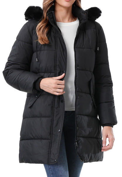 GOLDLADIES women's winter coat — long waterproof parka for cold weather