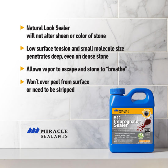 Miracle Sealants 511 pt sg — penetrating sealant for stone and tile surfaces