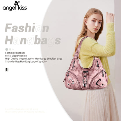 Angelkiss hobo handbag - large daily shoulder bag for women