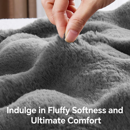 Faux fur blanket — Bubble design by Bedelite