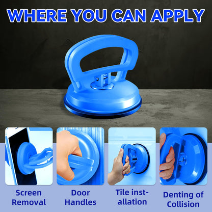 Tvhori Car Dent Puller, 3-Pack Car Handheld Puller,Upgraded Model Car Dent Puller Kit,Strong Car Dent Remover.Repair kit for car Bodies, Glass,Ceiling and Moving Objects(Blue).