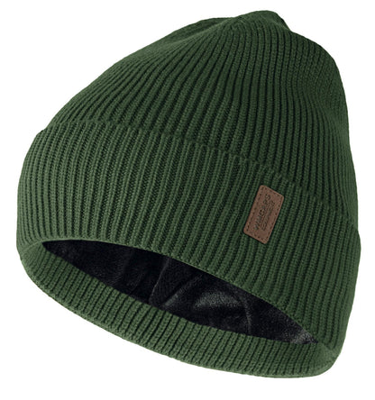Wmcaps winter beanie — fleece lined soft warm knit hat for men and women