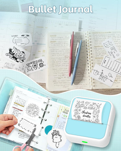 Anycash sticker printer - Bluetooth inkless mini printer for iPhone and more
